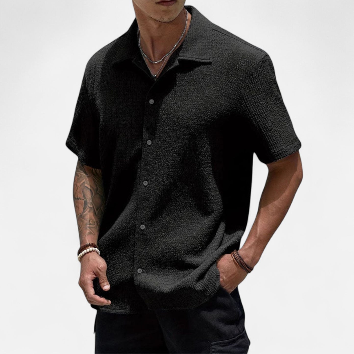 Old Monarchy | Men’s Loose-Fit Casual Shirt – Relaxed Silhouette with Effortless Everyday Style