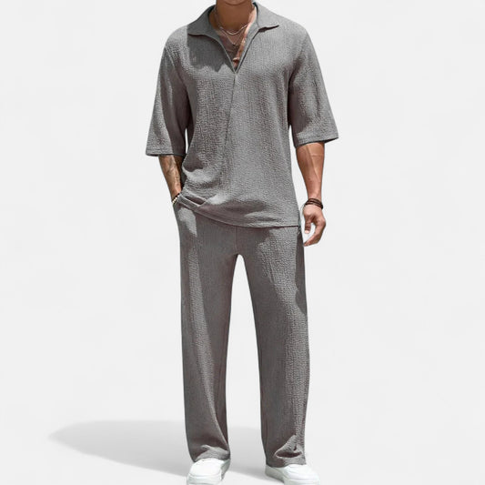 Old Monarchy | Men’s Luxe Co-Ord Set – Premium Two-Piece with Tailored Comfort for Refined Casual Wear