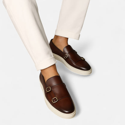 Old Monarchy | Men’s Buckle Loafers – Classic Leather Slip-Ons with Modern Edge