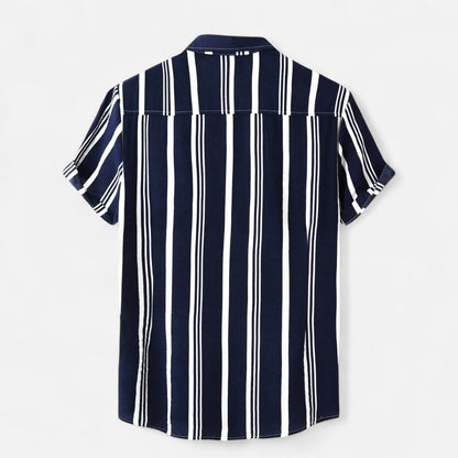 Old Monarchy | Men’s Striped Linen Shirt – Lightweight Breathability with Effortless Summer Elegance