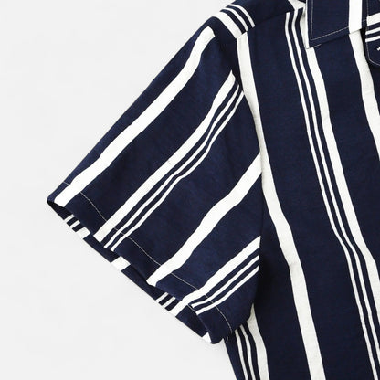 Old Monarchy | Men’s Striped Linen Shirt – Lightweight Breathability with Effortless Summer Elegance