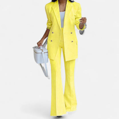 Old Monarchy | Women’s Two-Piece Blazer Set – Premium Coordinated Ensemble for Refined Elegance