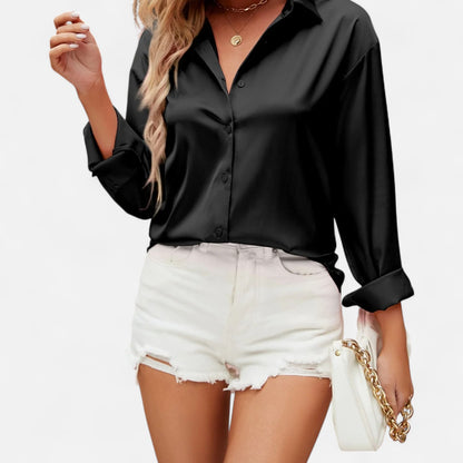 Old Monarchy | Women's Summer Blouse – Light Draping, Effortless Seasonal Elegance