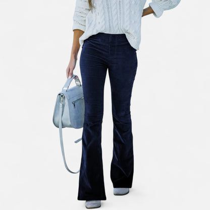 Old Monarchy | Women’s High-Waist Flare Trousers – Timeless Style, Refined Silhouette