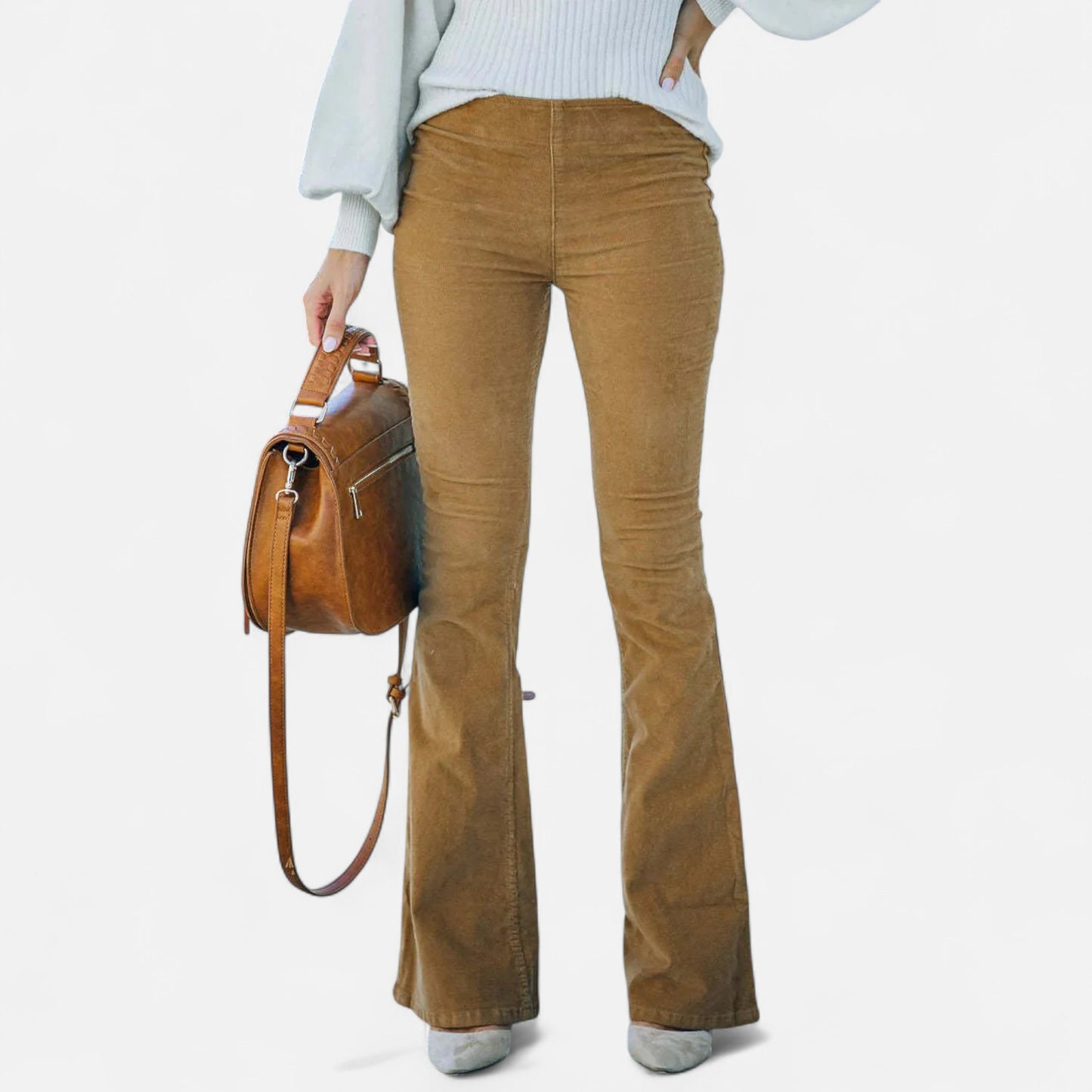 Old Monarchy | Women’s High-Waist Flare Trousers – Timeless Style, Refined Silhouette