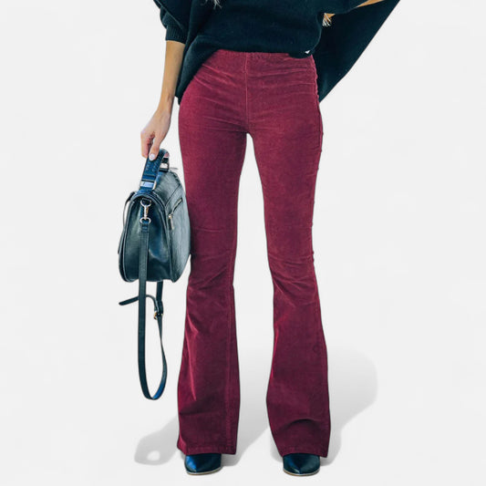 Old Monarchy | Women’s High-Waist Flare Trousers – Timeless Style, Refined Silhouette