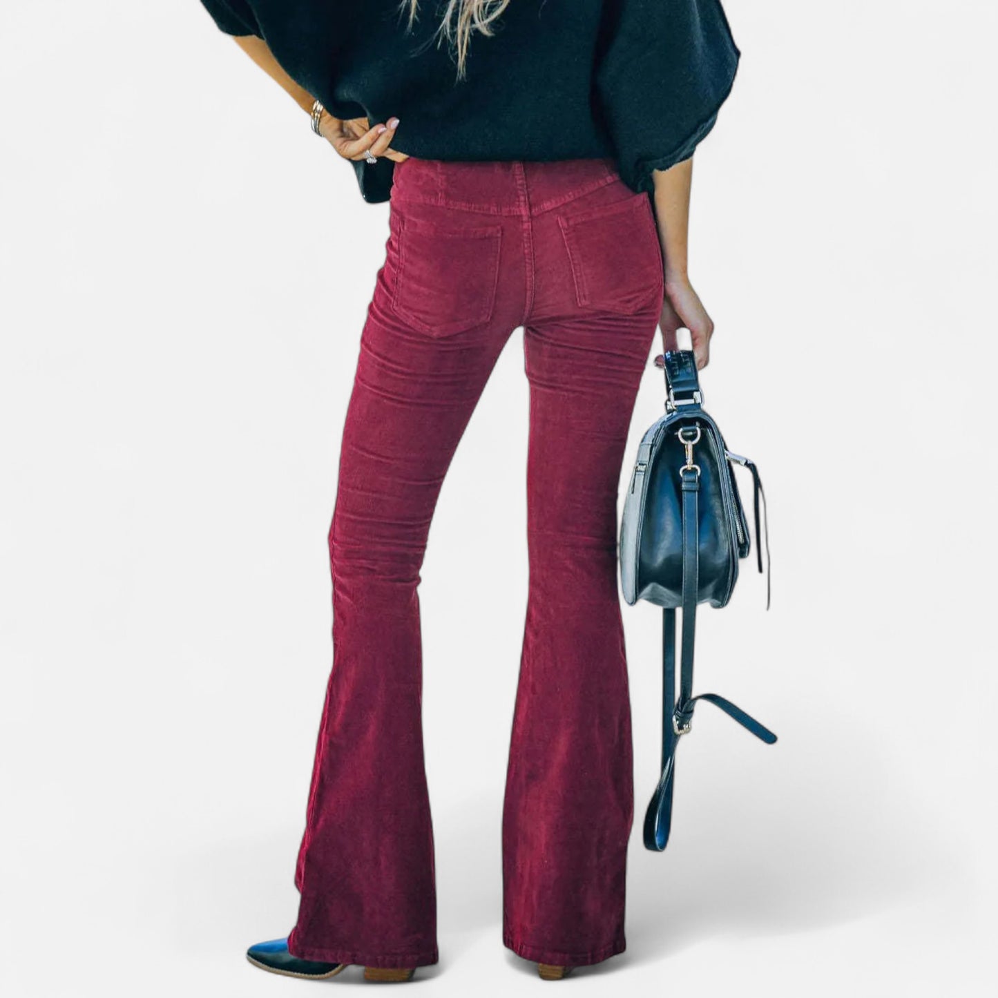 Old Monarchy | Women’s High-Waist Flare Trousers – Timeless Style, Refined Silhouette