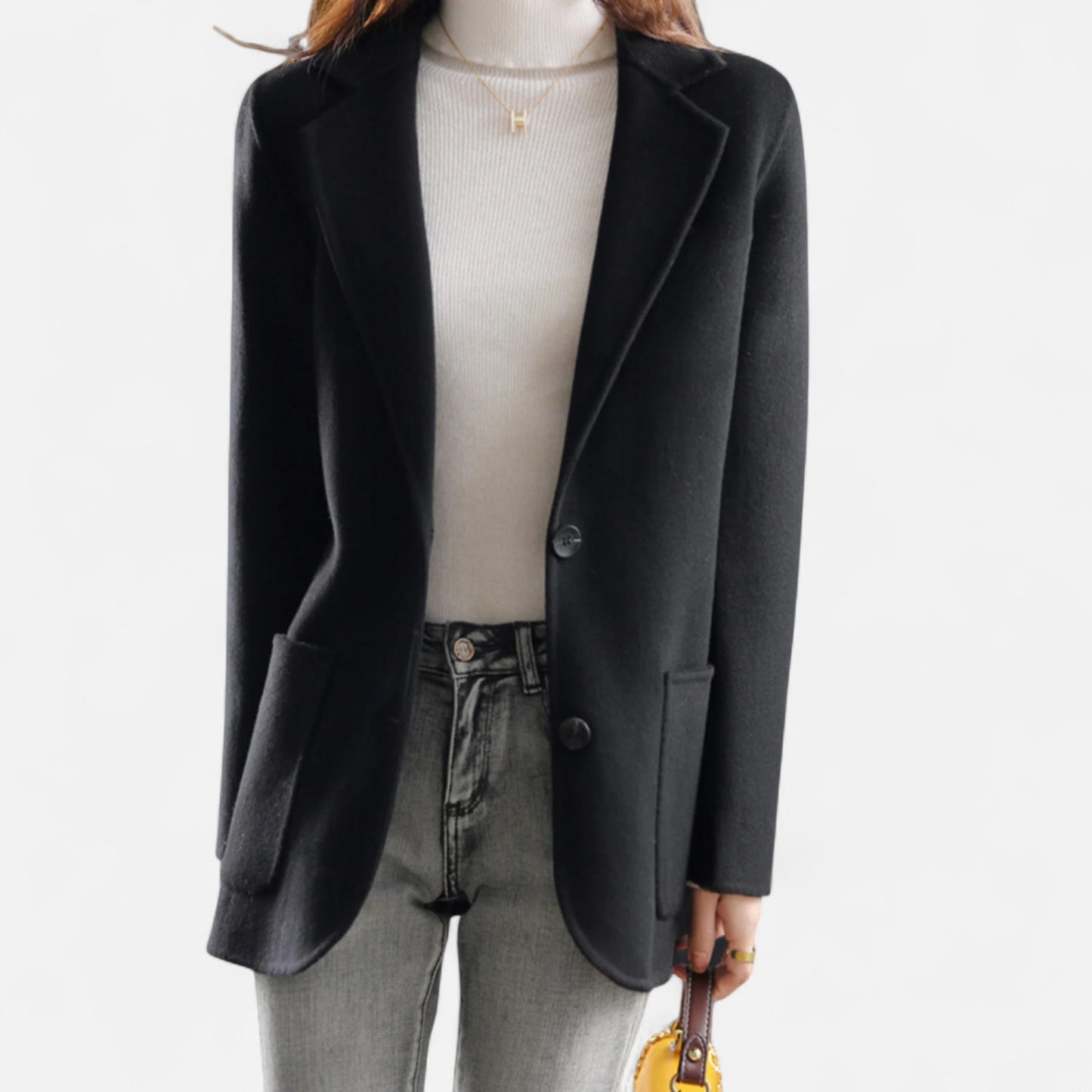Old Monarchy | Women’s Classic Buttoned Blazer Coat