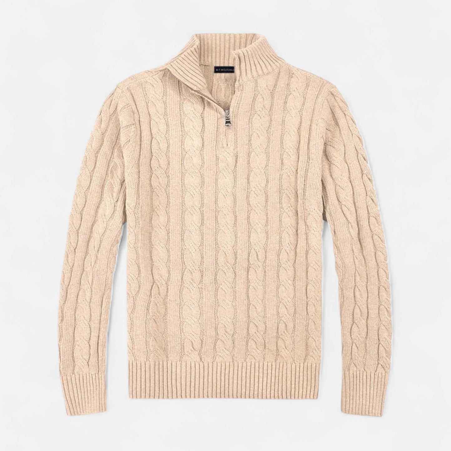 Old Monarchy | Men’s Merino Half Zip Sweater