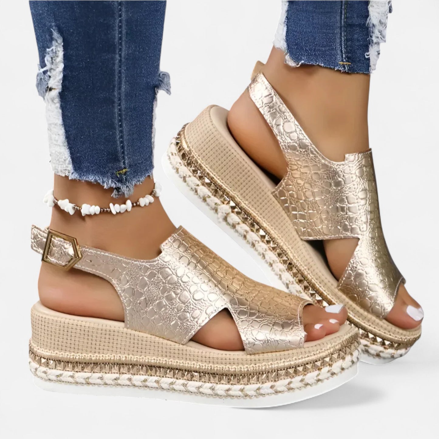 Old Monarchy | Women’s Orthopaedic Summer Sandals – Supportive Comfort, Elegant Ease for Everyday Walking
