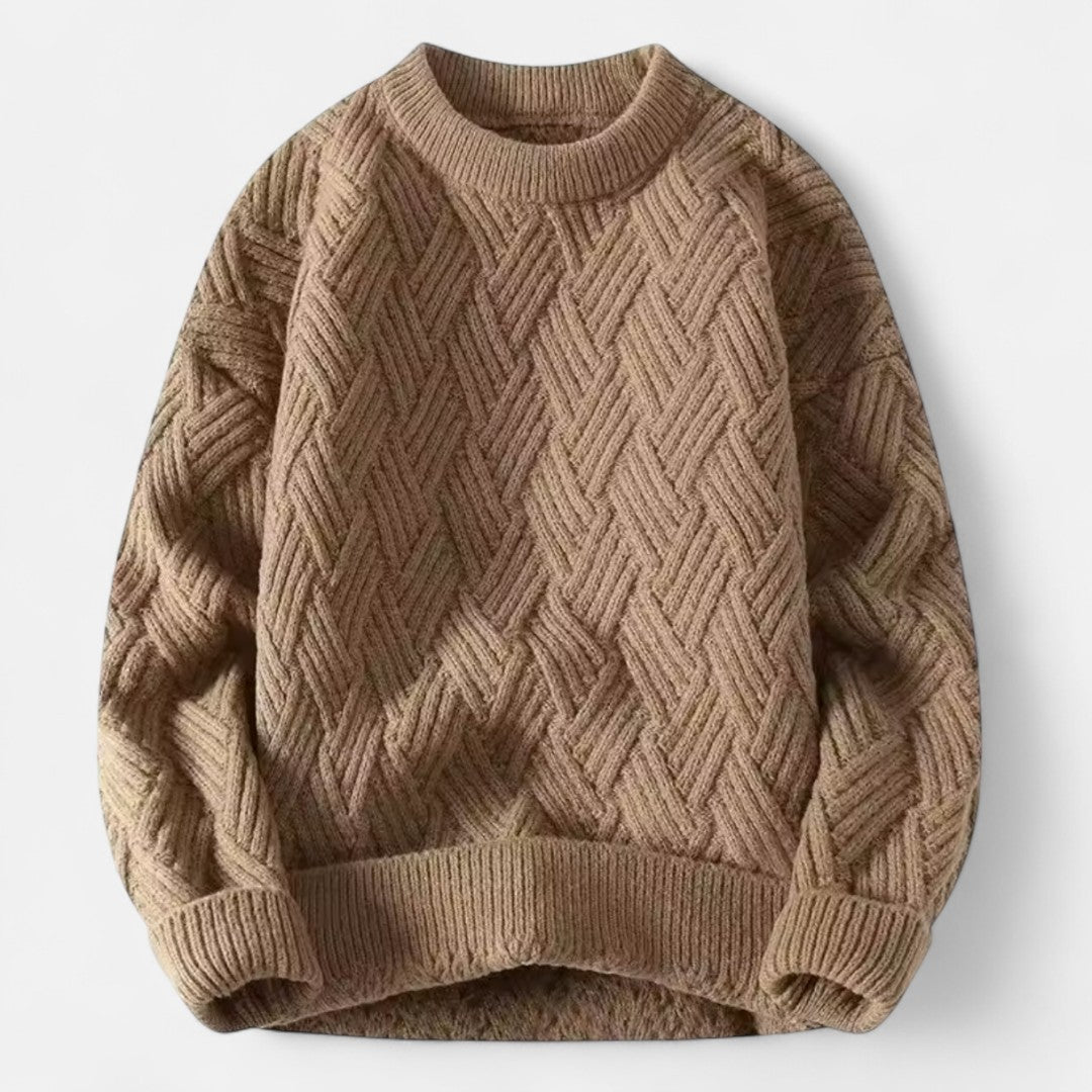 Old Monarchy | Men’s Knit Crew Neck Sweater – Timeless Warmth, Effortless Style