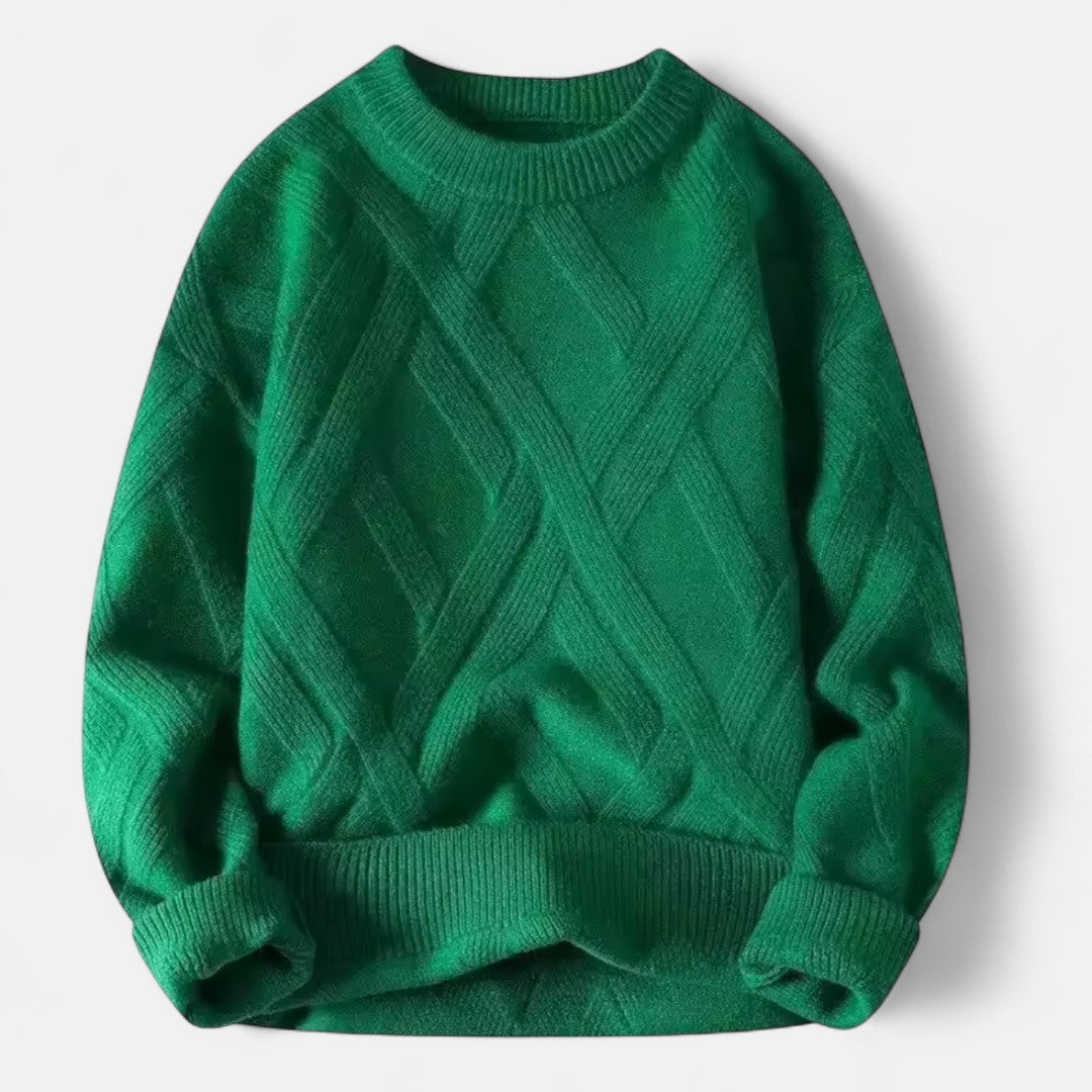 Old Monarchy | Men’s Knit Crew Neck Sweater – Timeless Warmth, Effortless Style