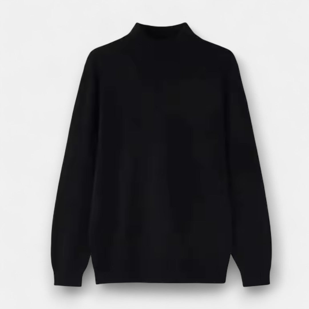 Old Monarchy | Men’s Half-Turtleneck Sweater – Refined Comfort, Modern Layering