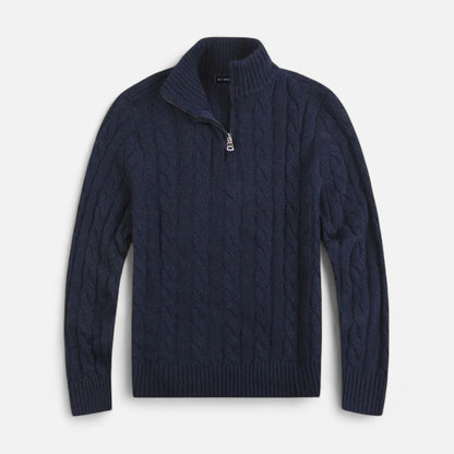 Old Monarchy | Men’s Merino Half Zip Sweater