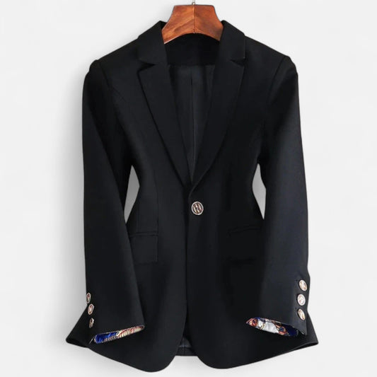 Old Monarchy | Women’s Refined Classic Blazer – Timeless Tailoring for Sophisticated Professional Elegance