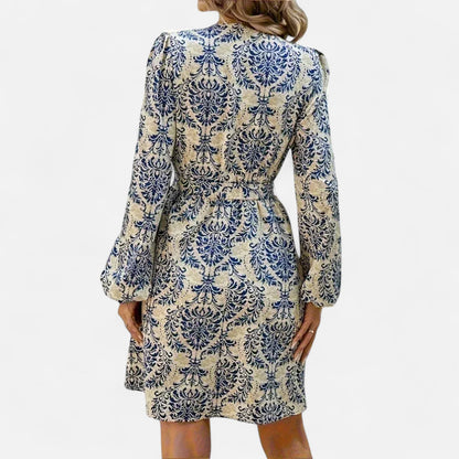 Old Monarchy | Women's Boho Floral Mini Dress – Free-Spirited Charm, Effortless Summer Style