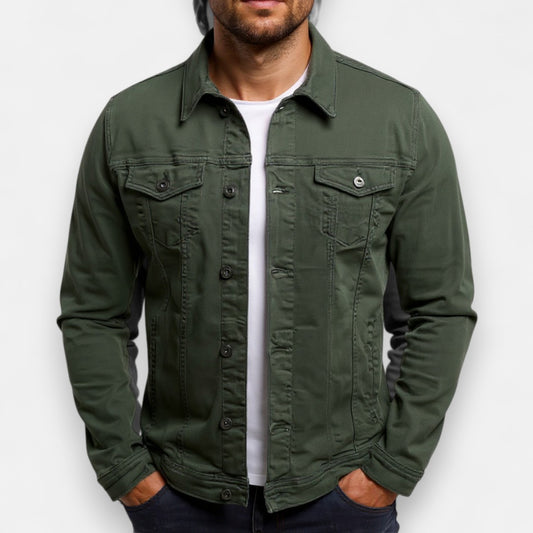 Old Monarchy | Men’s Denim Jacket – Classic Cut, Modern Edge