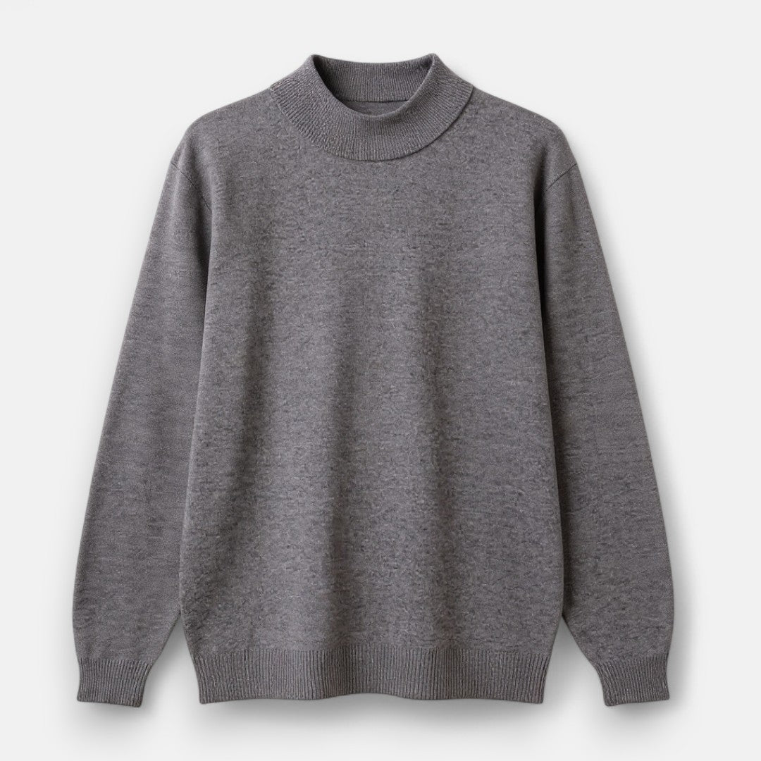 Old Monarchy | Men’s Half-Turtleneck Sweater – Refined Comfort, Modern Layering