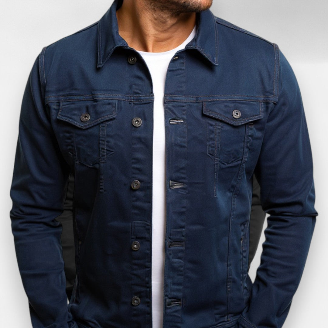Old Monarchy | Men’s Denim Jacket – Classic Cut, Modern Edge