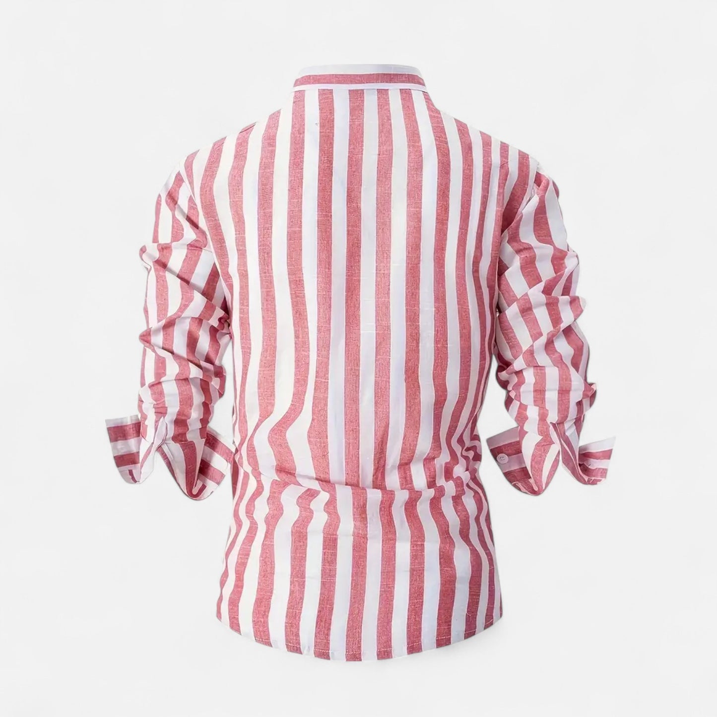 Old Monarchy | Men’s Striped Button-Up Shirt – Tailored Sophistication, Effortless Everyday Elegance