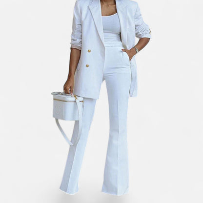 Old Monarchy | Women’s Two-Piece Blazer Set – Premium Coordinated Ensemble for Refined Elegance