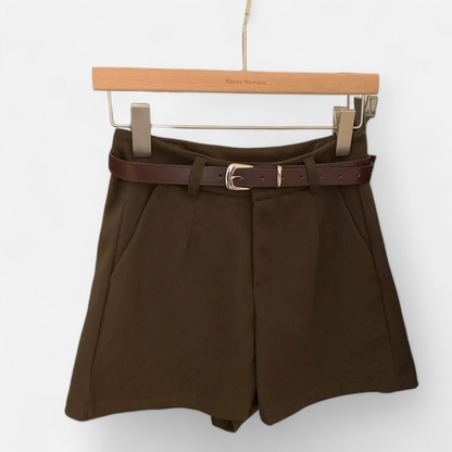 Old Monarchy | Women’s Black A-Line Skort – Casual Summer Elegance