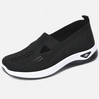 Old Monarchy | Women’s Mesh Slip-On Walking Trainers – Lightweight Support, Effortless Fit for Everyday Versatility