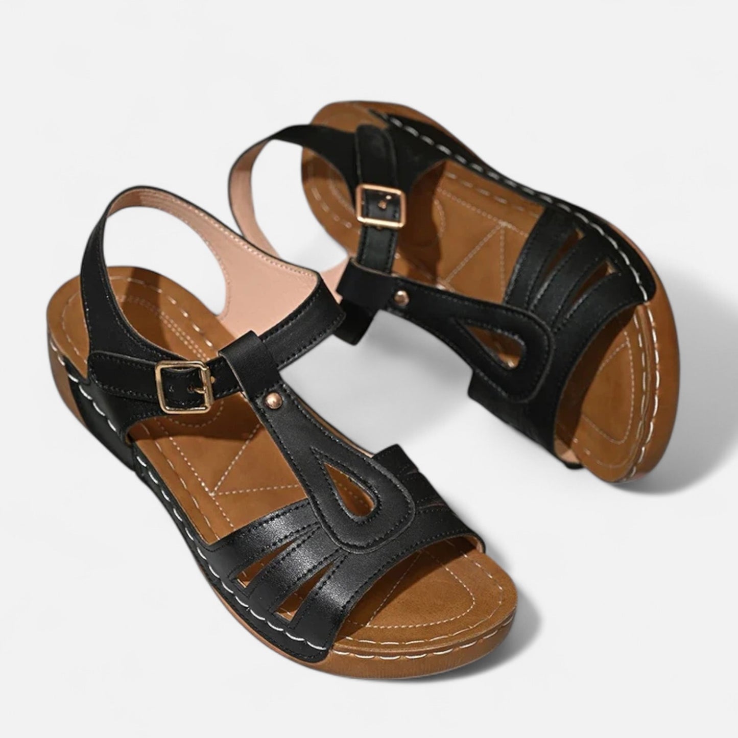 Old Monarchy | Women’s Orthopaedic Closed-Toe Sandals – Corrective Arch Support, Adjustable Comfort for Everyday Stability