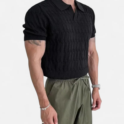 Old Monarchy | Men’s Striped Crew Neck T-Shirt – Timeless Simplicity, Everyday Comfort