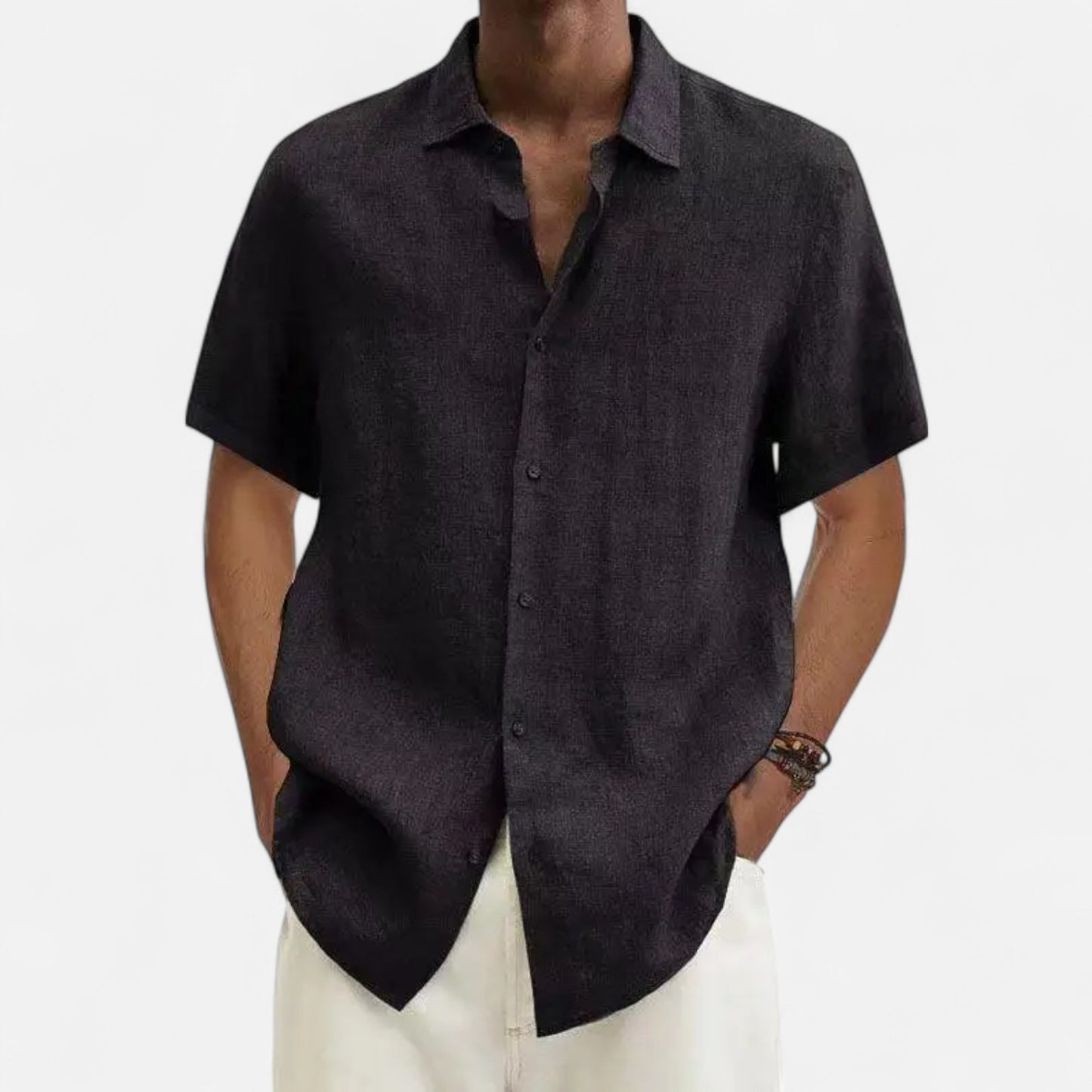 Old Monarchy | Men’s Cotton-Linen Summer Shirt – Lightweight Breathability, Timeless Warm-Weather Style