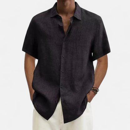 Old Monarchy | Men’s Cotton-Linen Summer Shirt – Lightweight Breathability, Timeless Warm-Weather Style