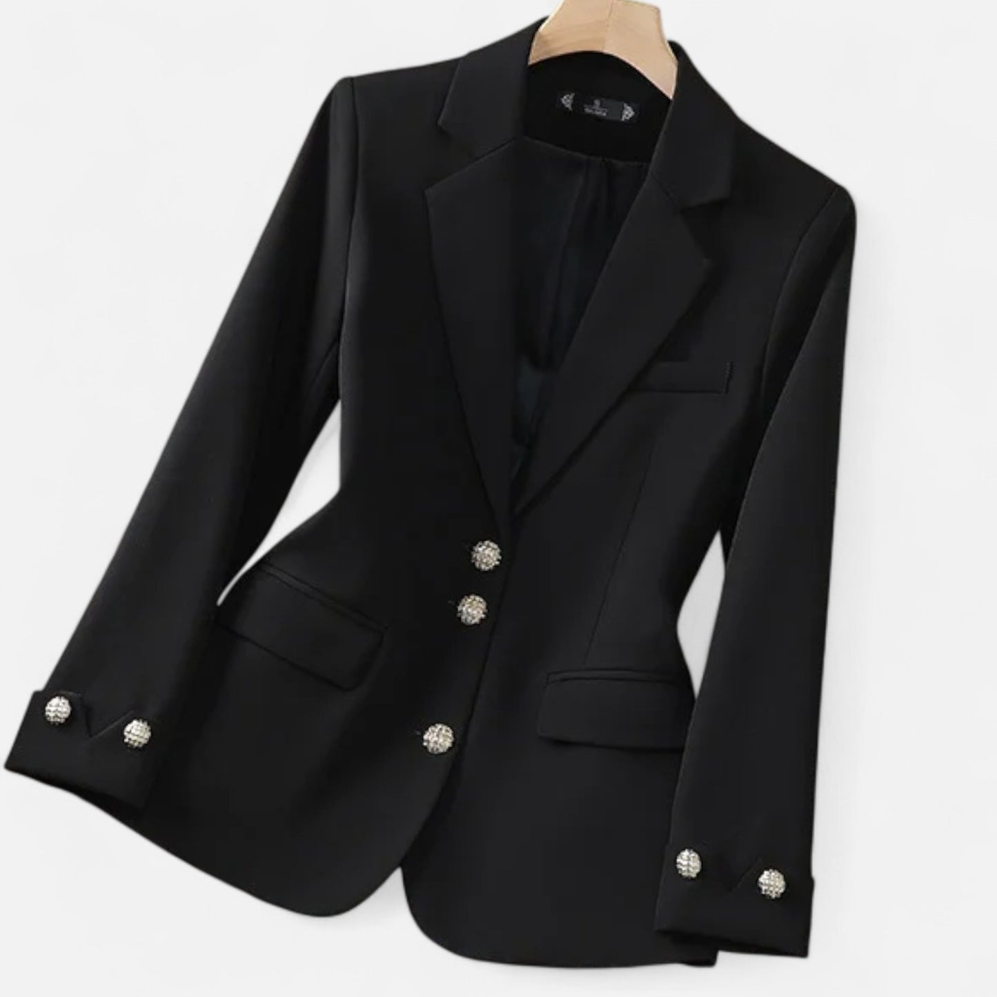 Old Monarchy | Women’s Structured H-Silhouette Blazer – Tailored Elegance with Notch Lapel for Professional & Occasion Wear