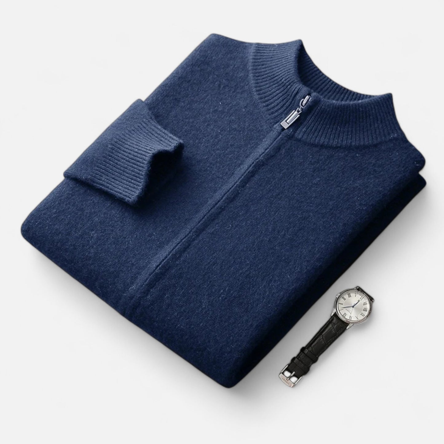 Old Monarchy | Men’s Merino Wool Mock Neck Sweater