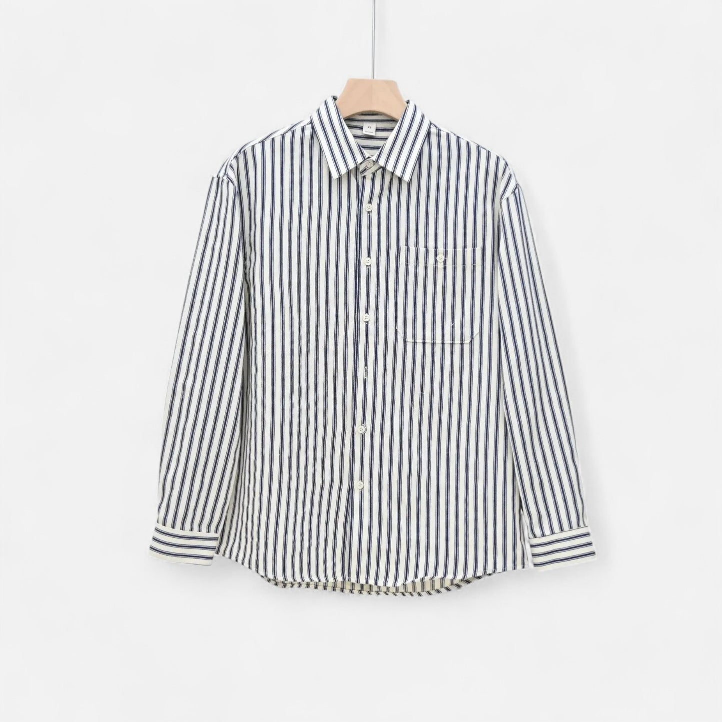 Old Monarchy | Men’s Striped Dress Shirt – Classic Fit, Long Sleeve Refinement for Timeless Formal Elegance