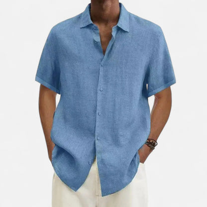 Old Monarchy | Men’s Cotton-Linen Summer Shirt – Lightweight Breathability, Timeless Warm-Weather Style