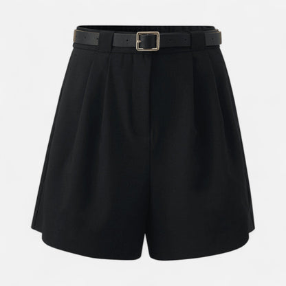 Old Monarchy | Women’s High-Waisted Cotton Shorts – Tailored Comfort for Office & Summer Elegance