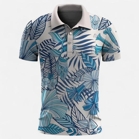 Old Monarchy | Men's Tropical Polo Shirt – Lightweight Comfort, Island Sophistication