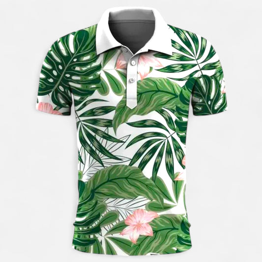 Old Monarchy | Men's Tropical Polo Shirt – Lightweight Comfort, Island Sophistication