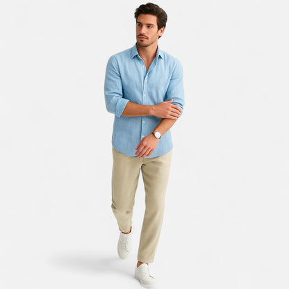 Old Monarchy | Men’s Linen Shirt – Breathable & Elegant Summer Essential