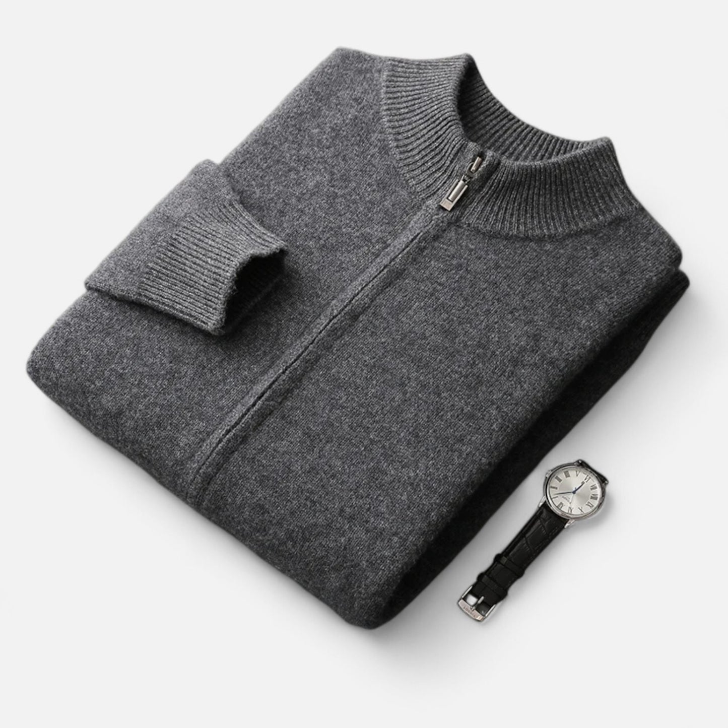 Old Monarchy | Men’s Merino Wool Mock Neck Sweater