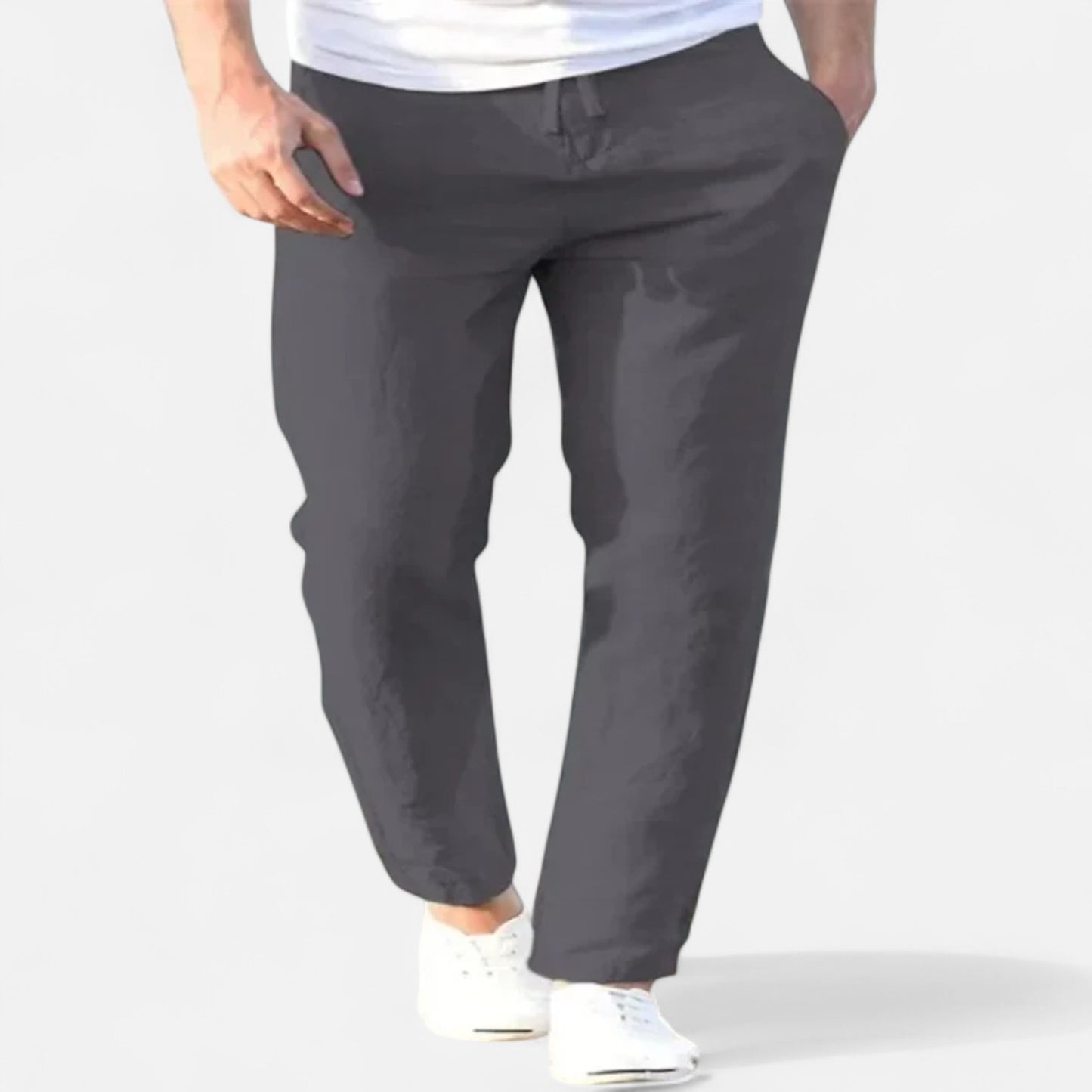 Old Monarchy | Men’s Linen Drawstring Trousers – Breathable Comfort for Summer
