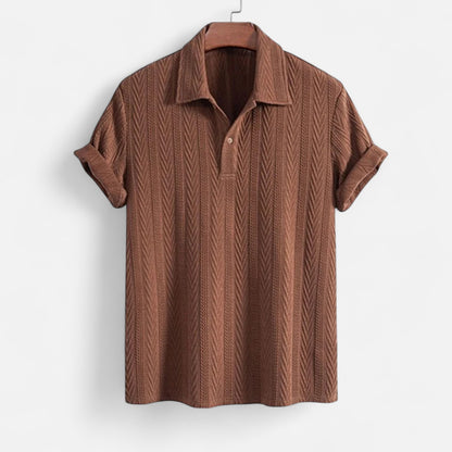 Old Monarchy | Men's Jacquard Polo Shirt