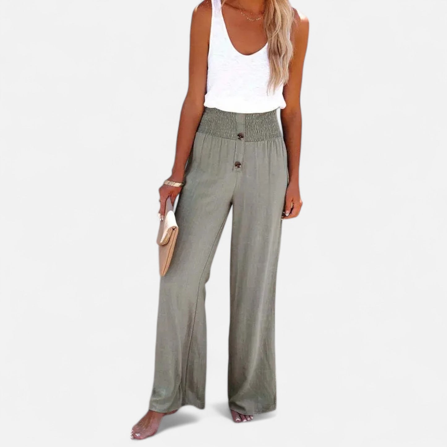 Old Monarchy | Women’s Linen Trousers – Summer Lightness, Timeless Structure
