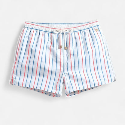 Old Monarchy | Men's Striped Linen Shorts