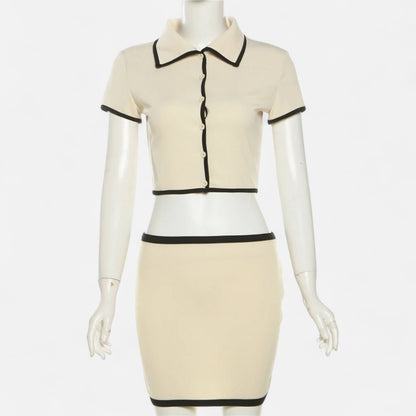 Old Monarchy | Women's Ribbed 2-Piece Set – Sculpted Comfort, Effortless Coordination