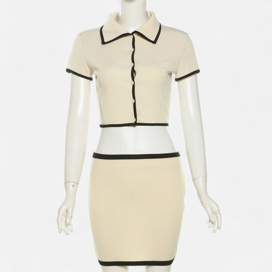 Old Monarchy | Women's Ribbed 2-Piece Set – Sculpted Comfort, Effortless Coordination