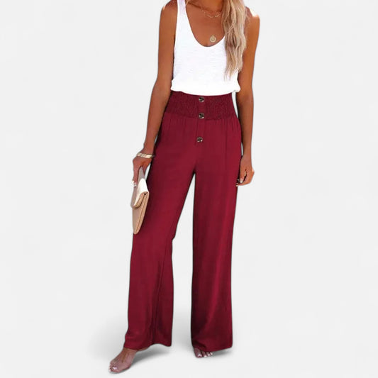 Old Monarchy | Women’s Linen Trousers – Summer Lightness, Timeless Structure