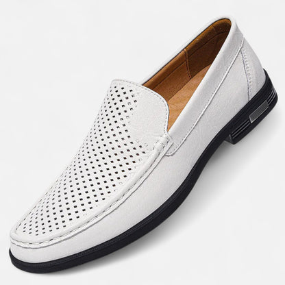 Old Monarchy | Men’s Leather Slip-On Loafers – Elegant Formal Shoes for Office & Wedding