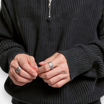 Old Monarchy | Men’s Half-Zip Sweater – Vintage-Inspired Comfort with Modern Ease