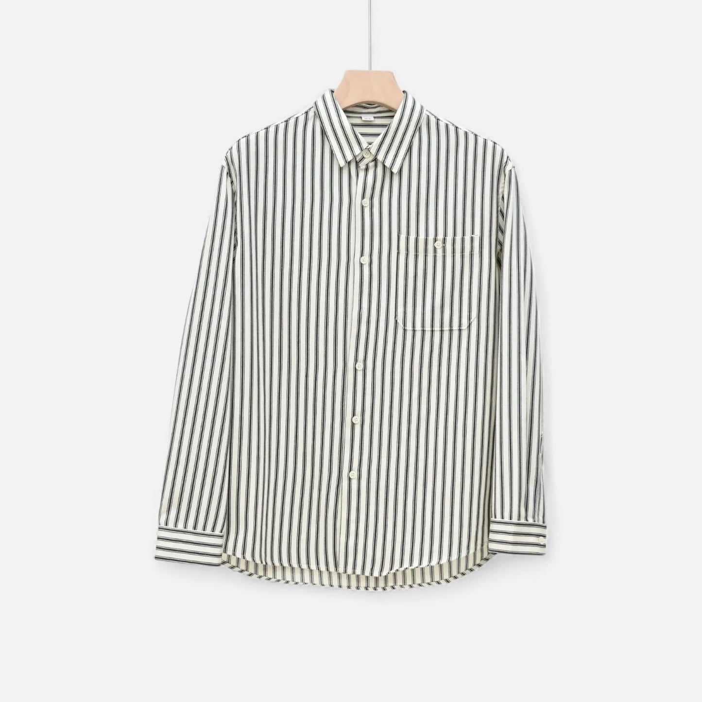 Old Monarchy | Men’s Striped Dress Shirt – Classic Fit, Long Sleeve Refinement for Timeless Formal Elegance